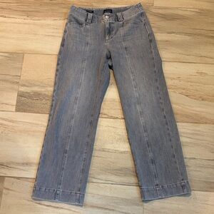 Talbots Women's Classic Jean Trousers in Washed Gray